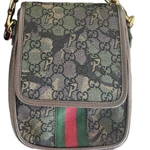 Brand new Gucci x The Palace Camouflage Messenger Bag